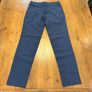 Olivers Apparel Passage Pants Mens 31x 32  Blue Stretch Performance Travel